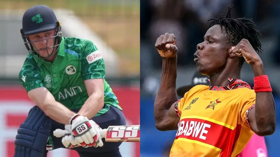 IRE vs ZIM Head to Head Records- ICC T20 World Cup 2026, Match 32